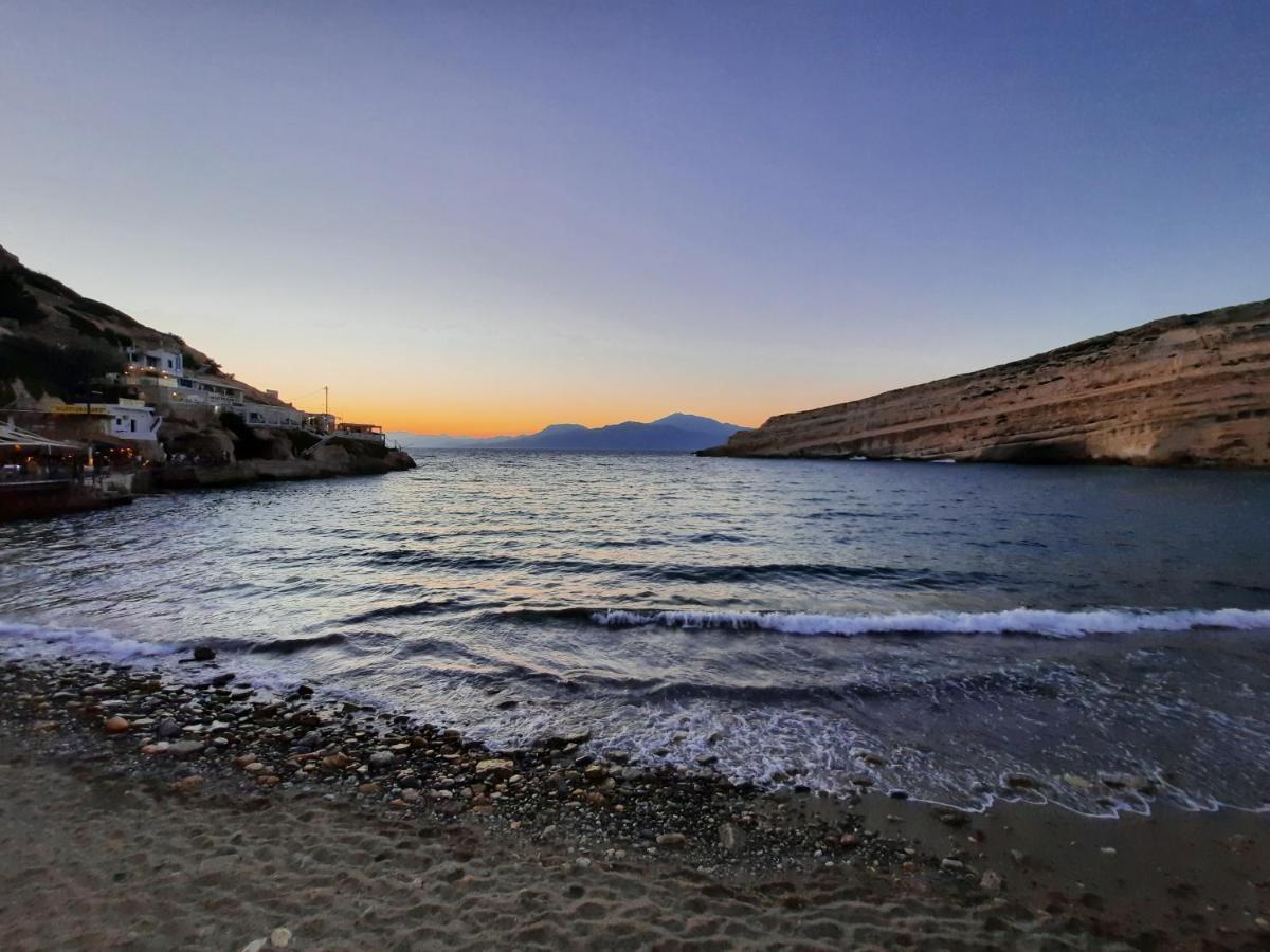 Matala * Lux Cave Villa ภายนอก รูปภาพ