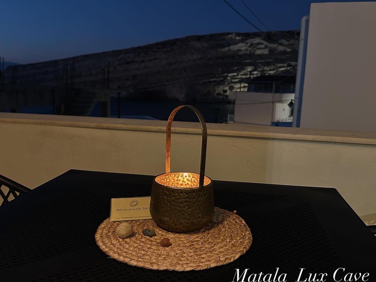 Matala * Lux Cave Villa ภายนอก รูปภาพ